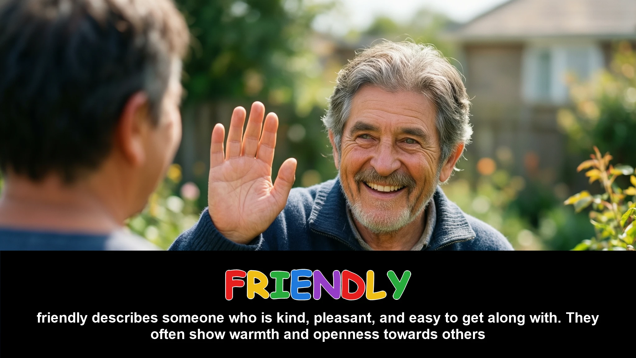 English Illustration for friendly